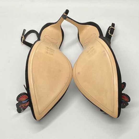 Sophia Webster Vanessa Butterfly Suede Slingback Pump size 41 - Picture 12 of 13